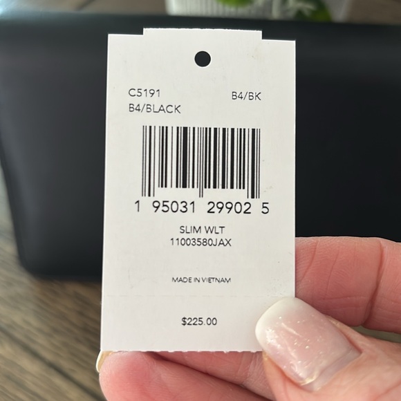 Coach Slim Wallet Black - Picture 4 of 4